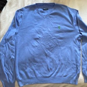 Light Blue v neck cardigan from polo